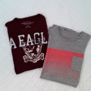 2 American Eagle medium t-shirts